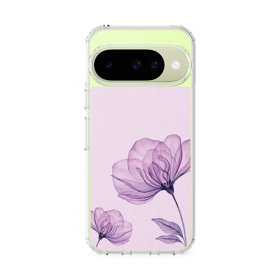 Slim Protection Case［ Natural Flower - Purple ］