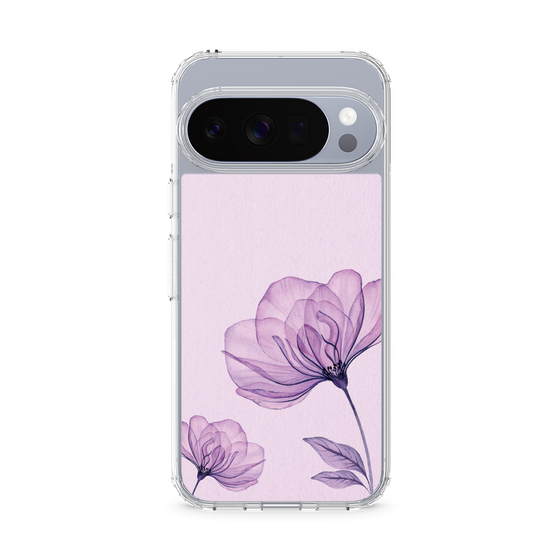 Slim Protection Case［ Natural Flower - Purple ］