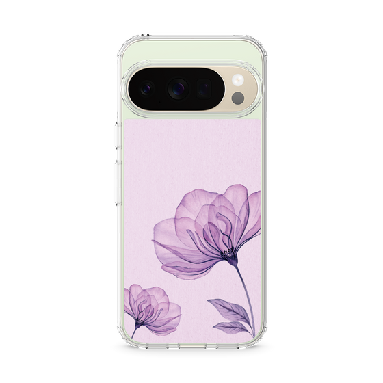 Slim Protection Case［ Natural Flower - Purple ］