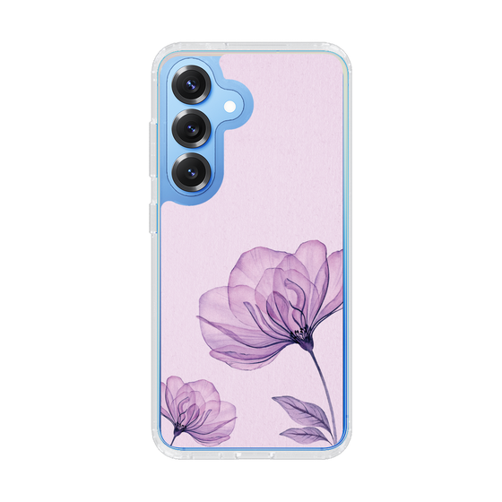 Slim Protection Case［ Natural Flower - Purple ］