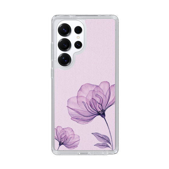 Slim Protection Case［ Natural Flower - Purple ］