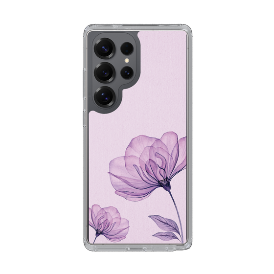 Slim Protection Case［ Natural Flower - Purple ］