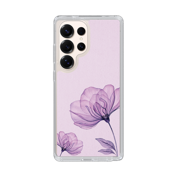 Slim Protection Case［ Natural Flower - Purple ］