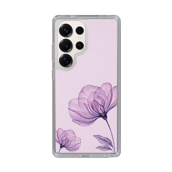 Slim Protection Case［ Natural Flower - Purple ］