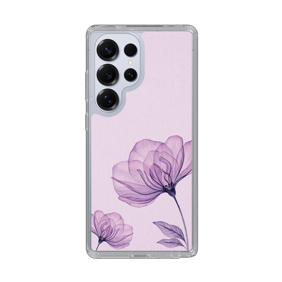 Slim Protection Case［ Natural Flower - Purple ］