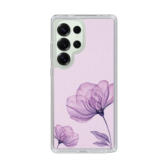 Slim Protection Case［ Natural Flower - Purple ］