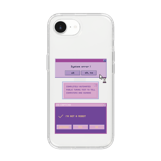Slim Protection Case［ I'm NOT A ROBBOT! ］
