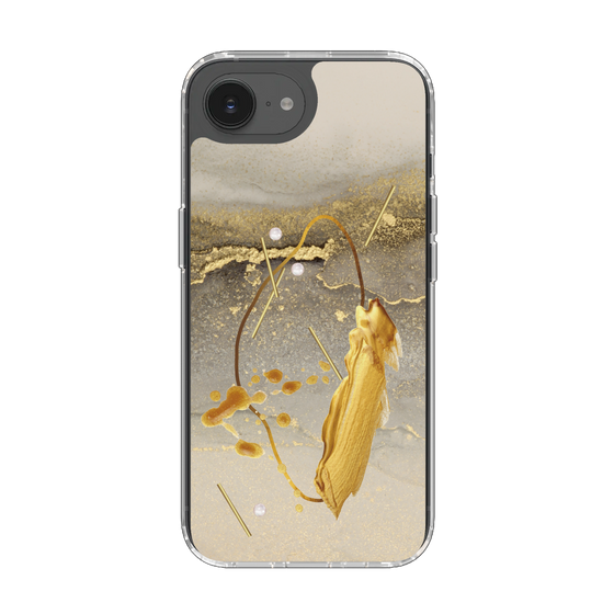 Slim Protection Case［ Marble Nuance Painting Gray ］