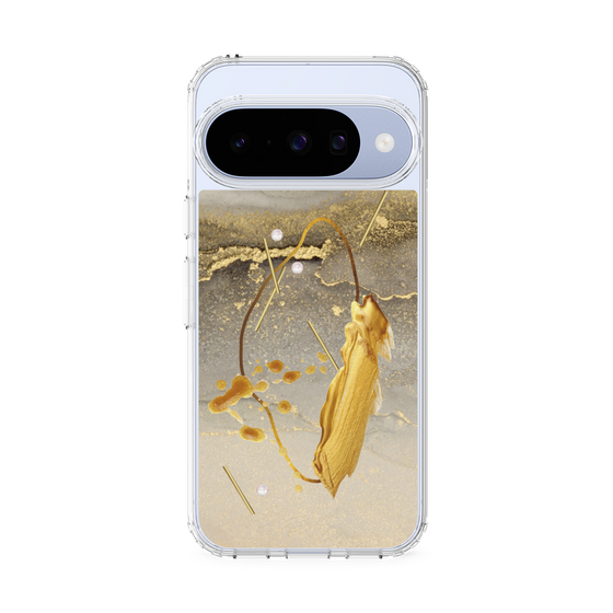 Slim Protection Case［ Marble Nuance Painting Gray ］