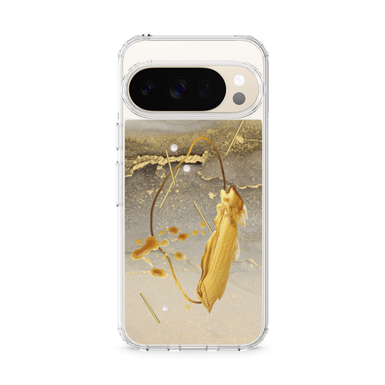 Slim Protection Case［ Marble Nuance Painting Gray ］