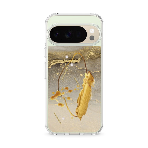 Slim Protection Case［ Marble Nuance Painting Gray ］