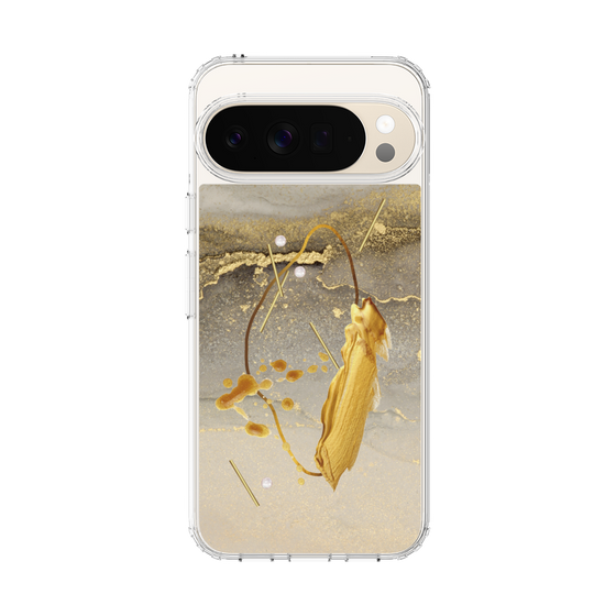 Slim Protection Case［ Marble Nuance Painting Gray ］