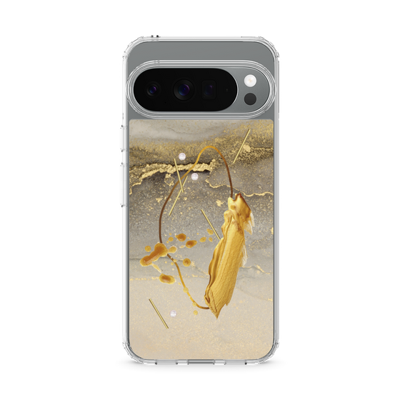 Slim Protection Case［ Marble Nuance Painting Gray ］