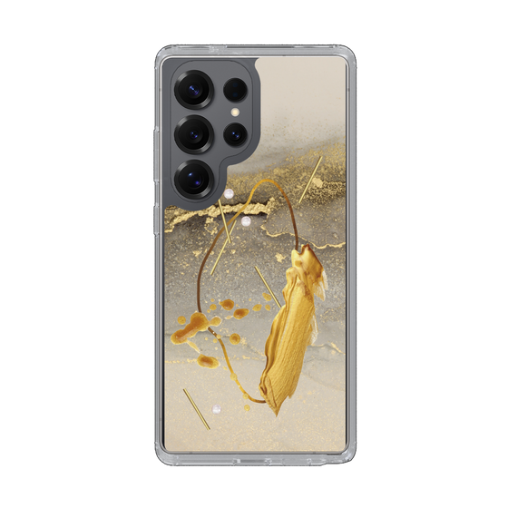 Slim Protection Case［ Marble Nuance Painting Gray ］