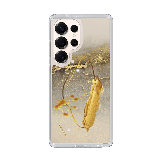 Slim Protection Case［ Marble Nuance Painting Gray ］