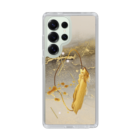 Slim Protection Case［ Marble Nuance Painting Gray ］