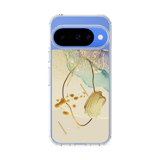 Slim Protection Case［ Marble Nuance Painting Purple ］