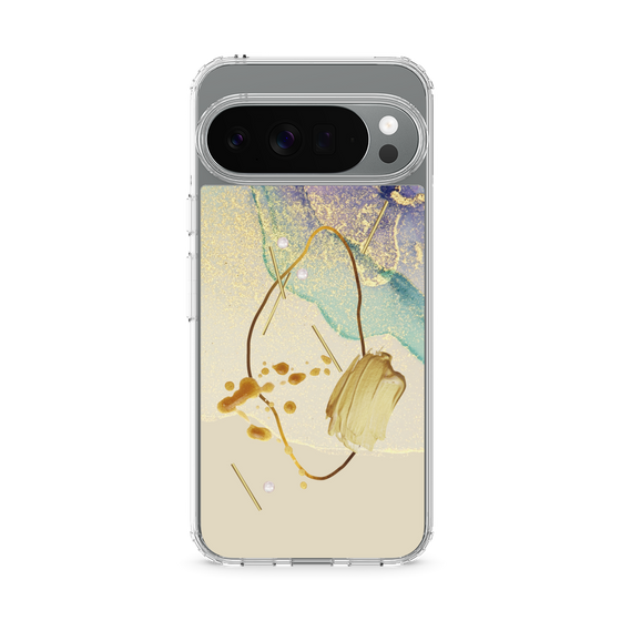 Slim Protection Case［ Marble Nuance Painting Purple ］