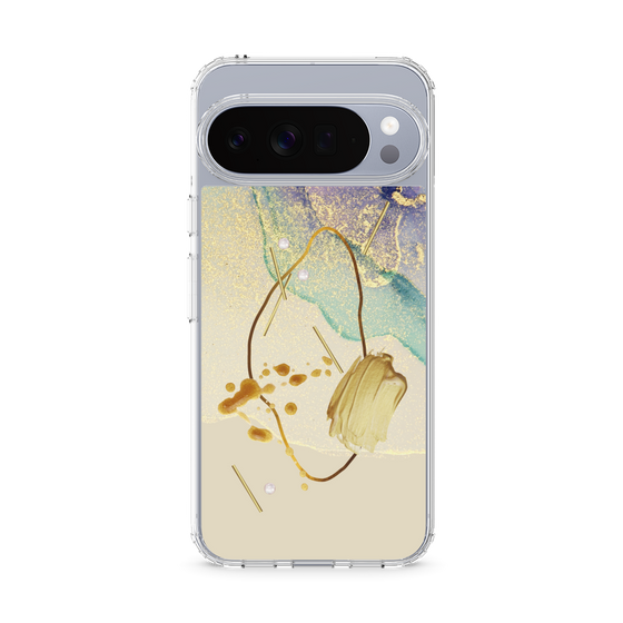 Slim Protection Case［ Marble Nuance Painting Purple ］