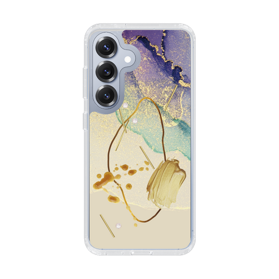 Slim Protection Case［ Marble Nuance Painting Purple ］
