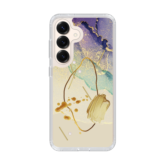 Slim Protection Case［ Marble Nuance Painting Purple ］