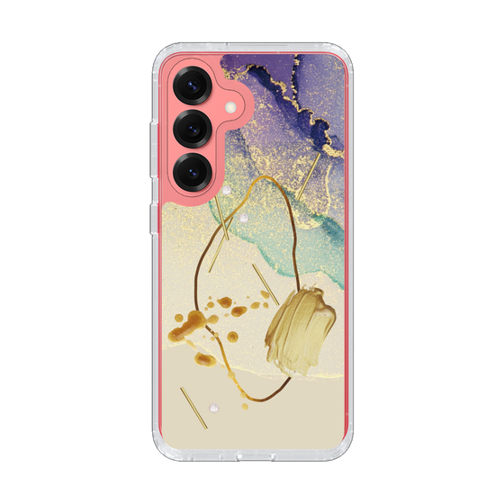 Slim Protection Case［ Marble Nuance Painting Purple ］