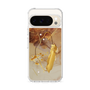 Slim Protection Case［ Marble Nuance Painting Brown ］