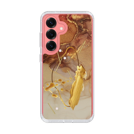 Slim Protection Case［ Marble Nuance Painting Brown ］