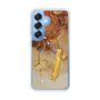 Slim Protection Case［ Marble Nuance Painting Brown ］