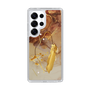 Slim Protection Case［ Marble Nuance Painting Brown ］