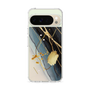 Slim Protection Case［ Marble Nuance Painting Black ］