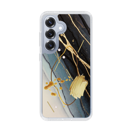 Slim Protection Case［ Marble Nuance Painting Black ］