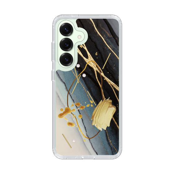 Slim Protection Case［ Marble Nuance Painting Black ］