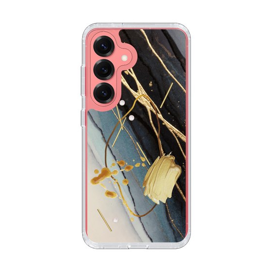 Slim Protection Case［ Marble Nuance Painting Black ］