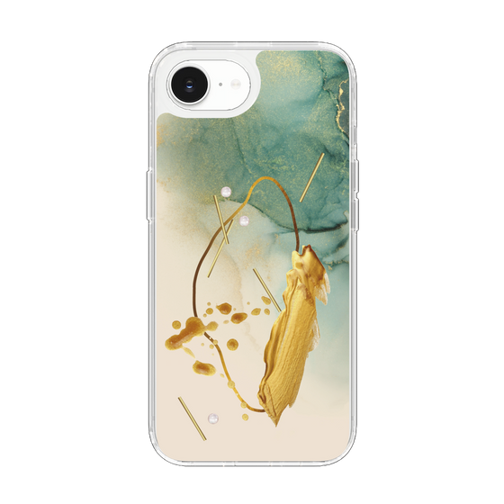Slim Protection Case［ Marble Nuance Painting Green ］