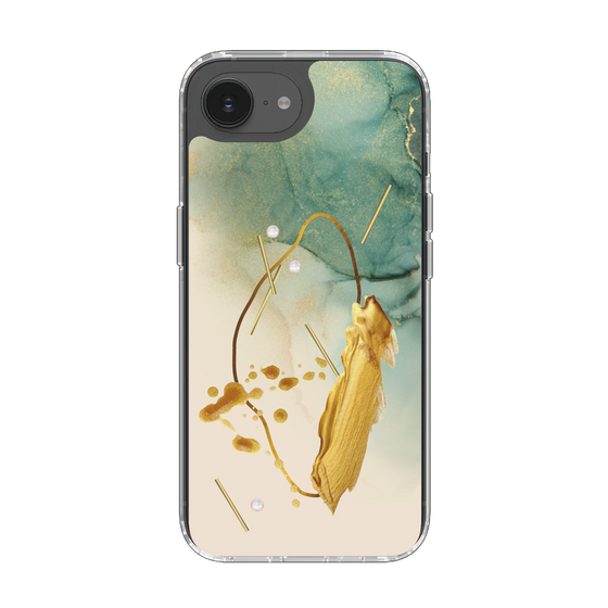 Slim Protection Case［ Marble Nuance Painting Green ］