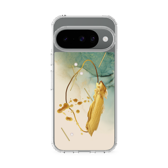 Slim Protection Case［ Marble Nuance Painting Green ］