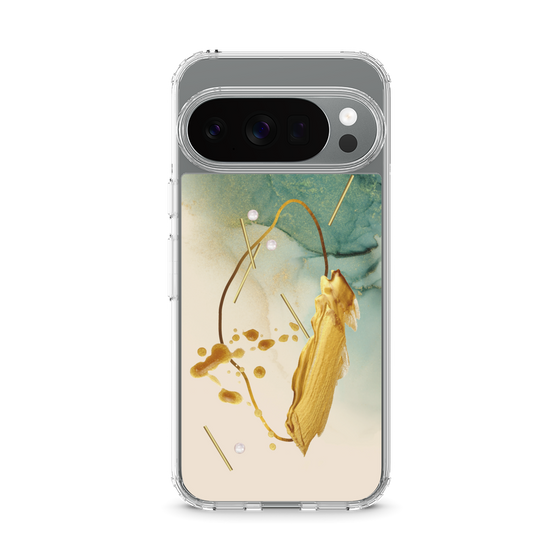 Slim Protection Case［ Marble Nuance Painting Green ］