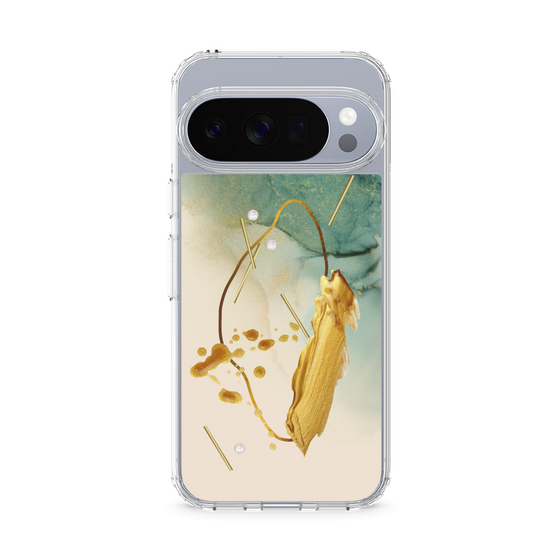 Slim Protection Case［ Marble Nuance Painting Green ］