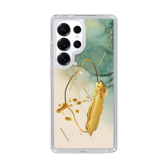 Slim Protection Case［ Marble Nuance Painting Green ］