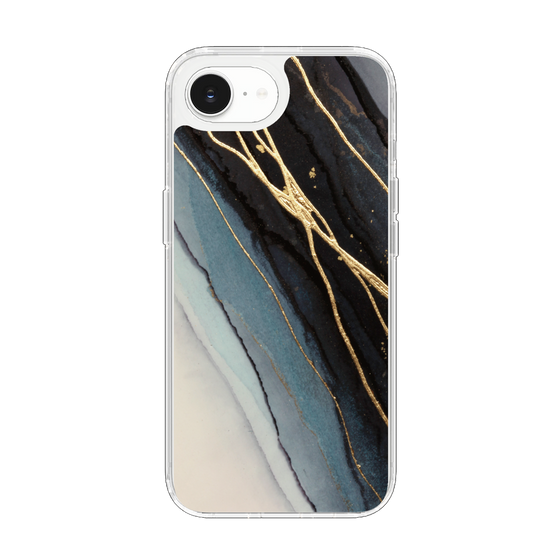 Slim Protection Case［ Marble Black ］