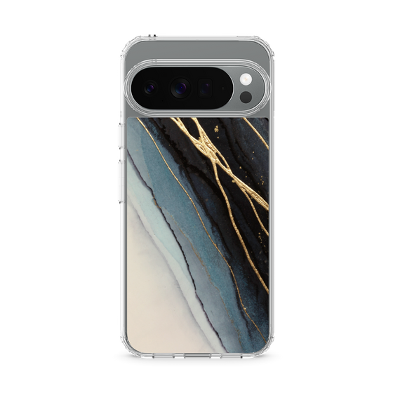 Slim Protection Case［ Marble Black ］
