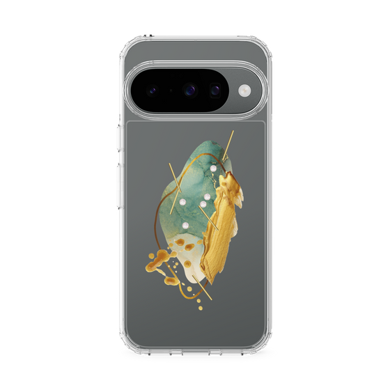 Slim Protection Case［ Nuance Painting Green ］