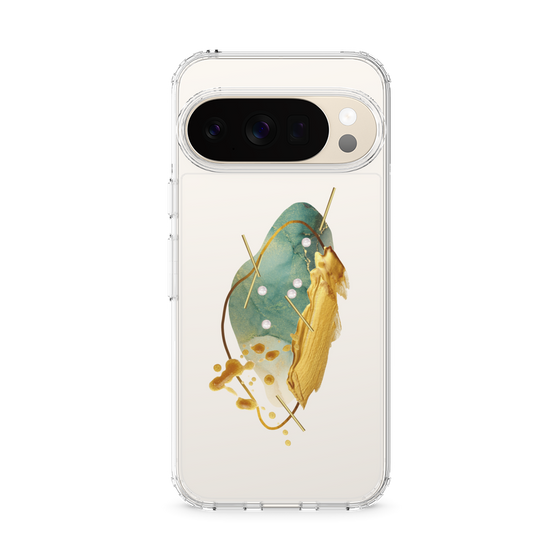 Slim Protection Case［ Nuance Painting Green ］