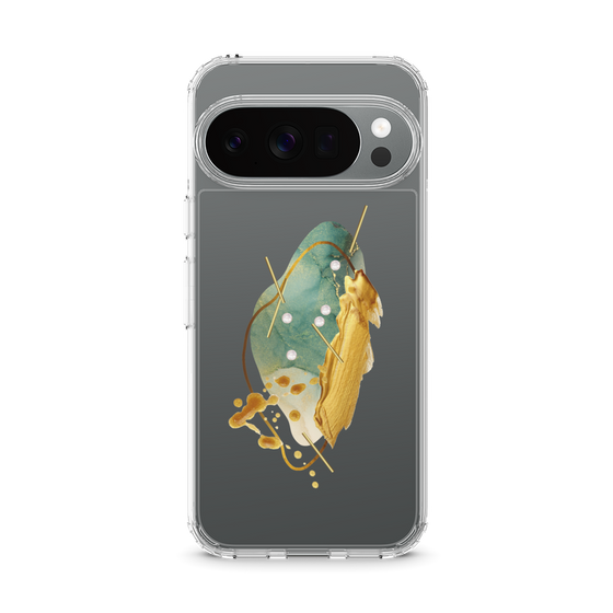 Slim Protection Case［ Nuance Painting Green ］
