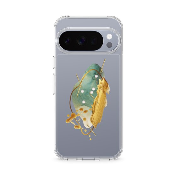 Slim Protection Case［ Nuance Painting Green ］
