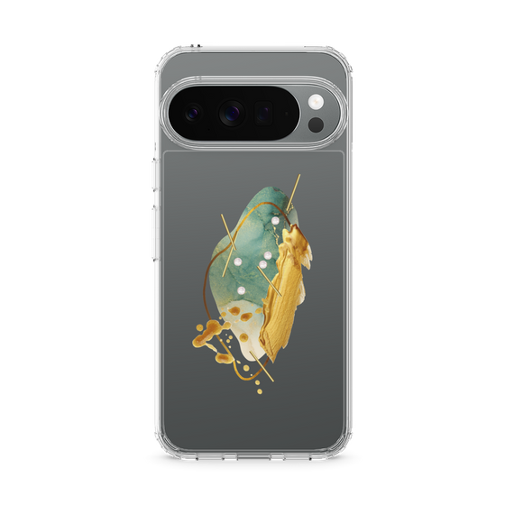 Slim Protection Case［ Nuance Painting Green ］