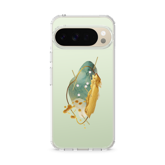 Slim Protection Case［ Nuance Painting Green ］
