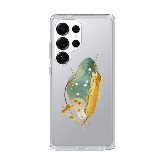 Slim Protection Case［ Nuance Painting Green ］
