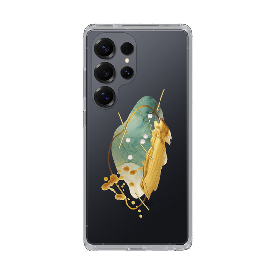 Slim Protection Case［ Nuance Painting Green ］